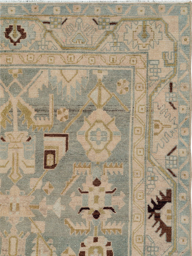 Vintage Persian Malayer Rug, No.26559 - Staging