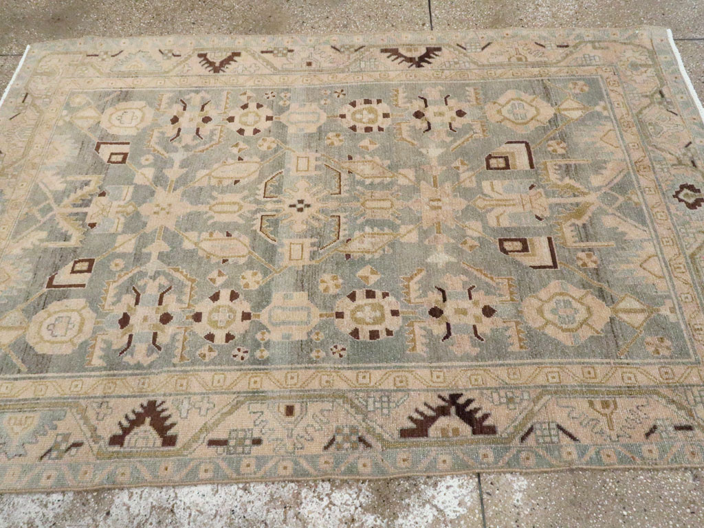 Vintage Persian Malayer Rug, No.26559 - Staging