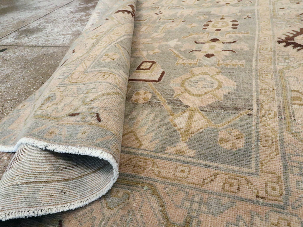 Vintage Persian Malayer Rug, No.26559 - Staging