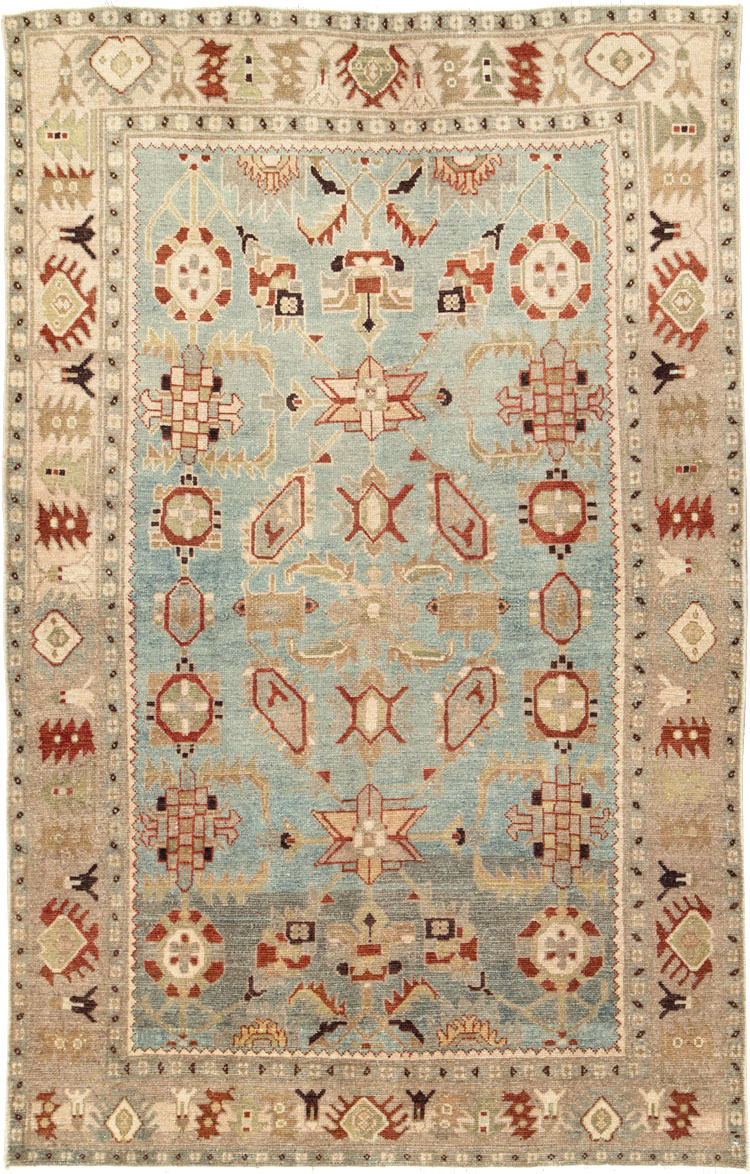Antique Persian Malayer Rug, No.26560 - Staging