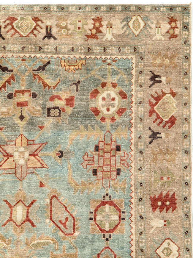 Antique Persian Malayer Rug, No.26560 - Staging