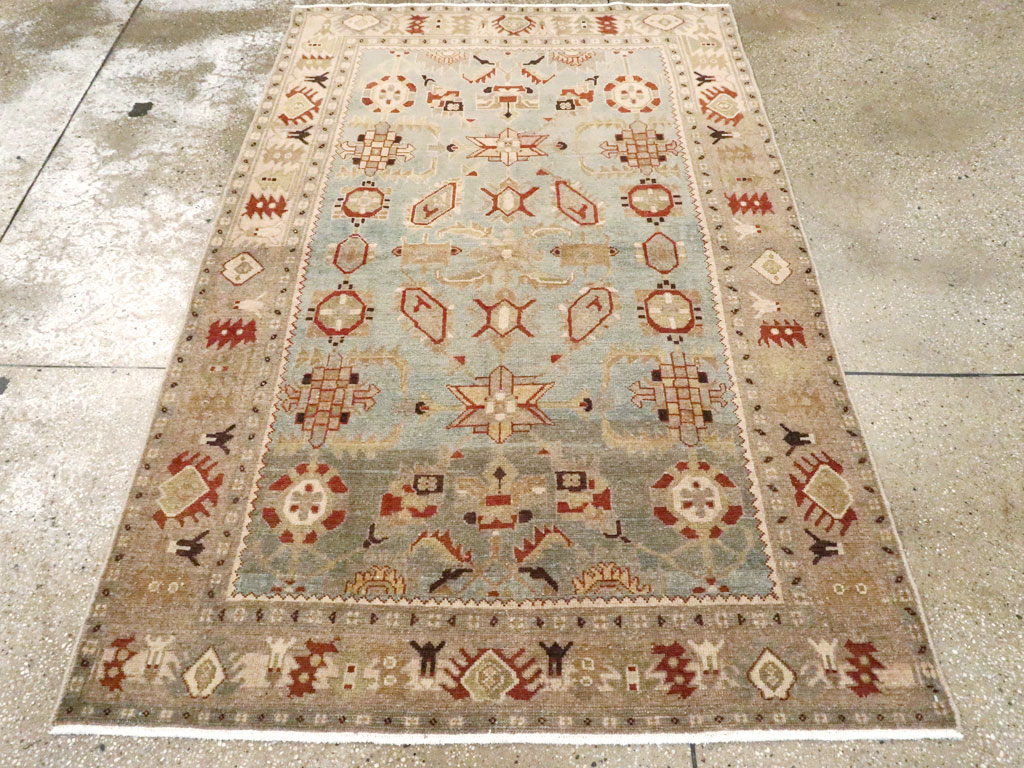 Antique Persian Malayer Rug, No.26560 - Staging