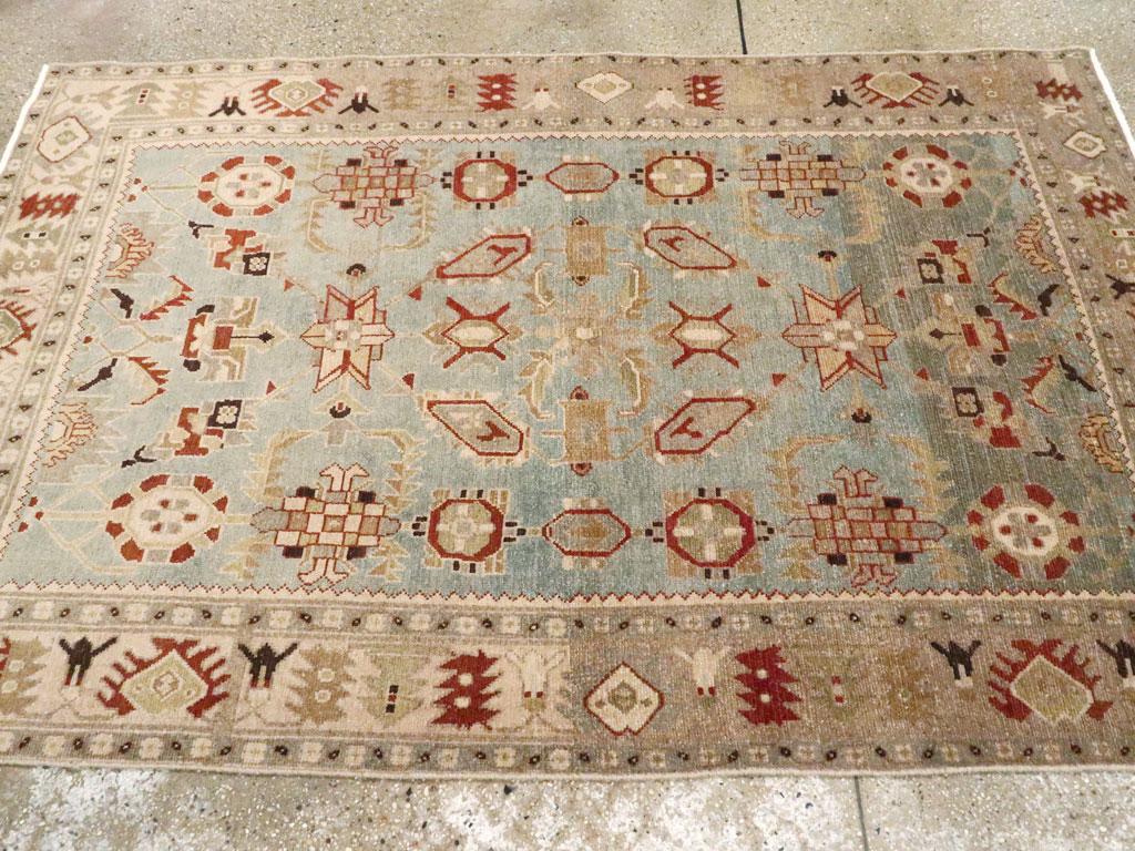Antique Persian Malayer Rug, No.26560 - Staging