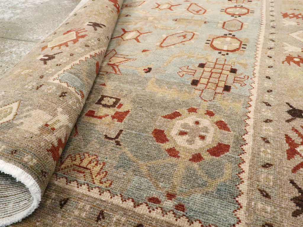 Antique Persian Malayer Rug, No.26560 - Staging