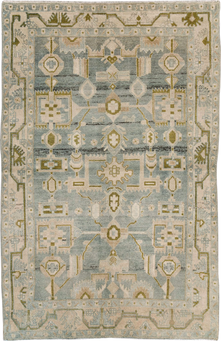 Vintage Persian Malayer Rug, No.26561 - Staging