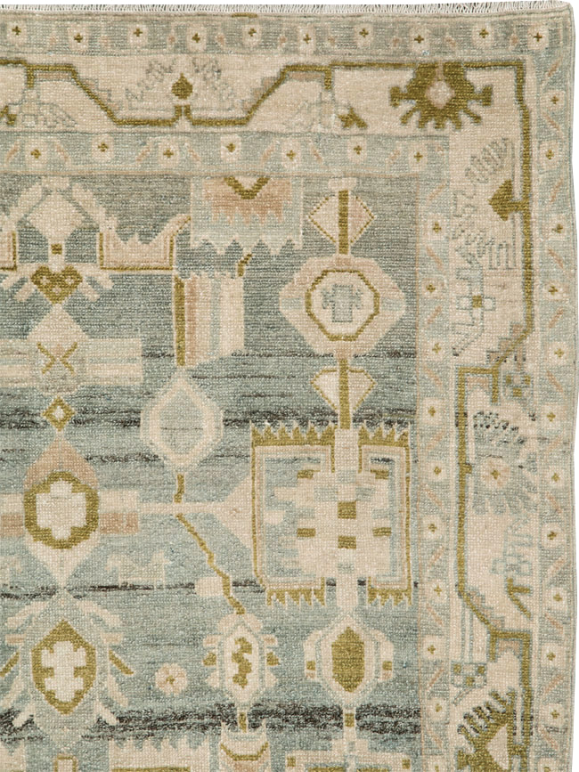 Vintage Persian Malayer Rug, No.26561 - Staging