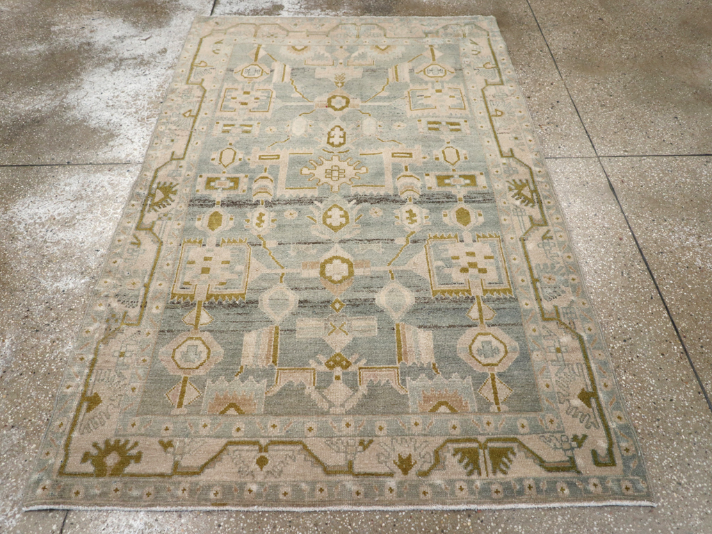 Vintage Persian Malayer Rug, No.26561 - Staging