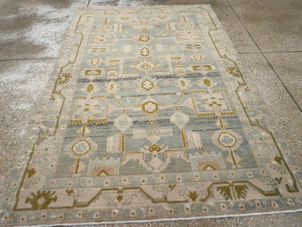 Vintage Persian Malayer Rug, No.26561 - Staging