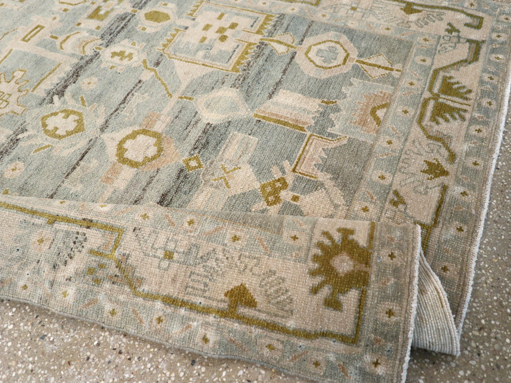 Vintage Persian Malayer Rug, No.26561 - Staging