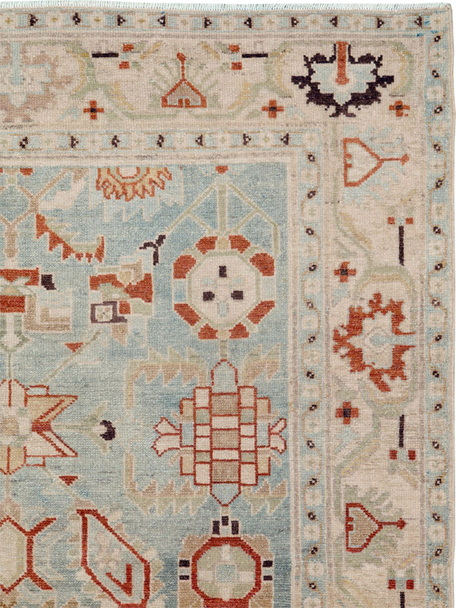 Vintage Persian Malayer Rug, No.26563 - Staging