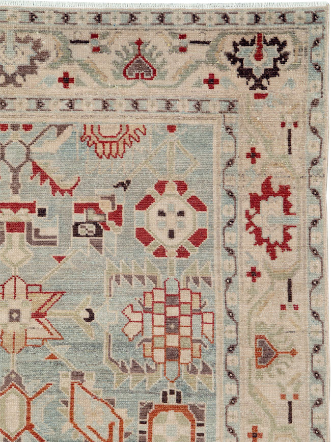 Vintage Persian Malayer Rug, No.26563 - Staging