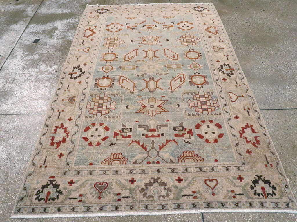 Vintage Persian Malayer Rug, No.26563 - Staging