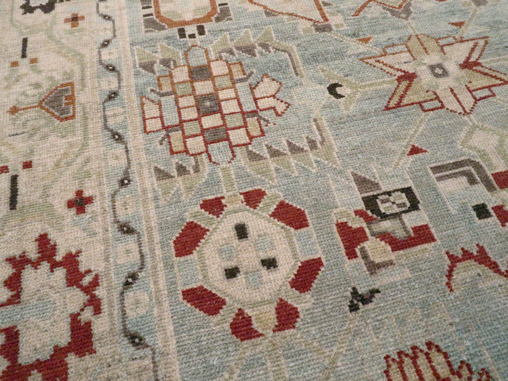 Vintage Persian Malayer Rug, No.26563 - Staging