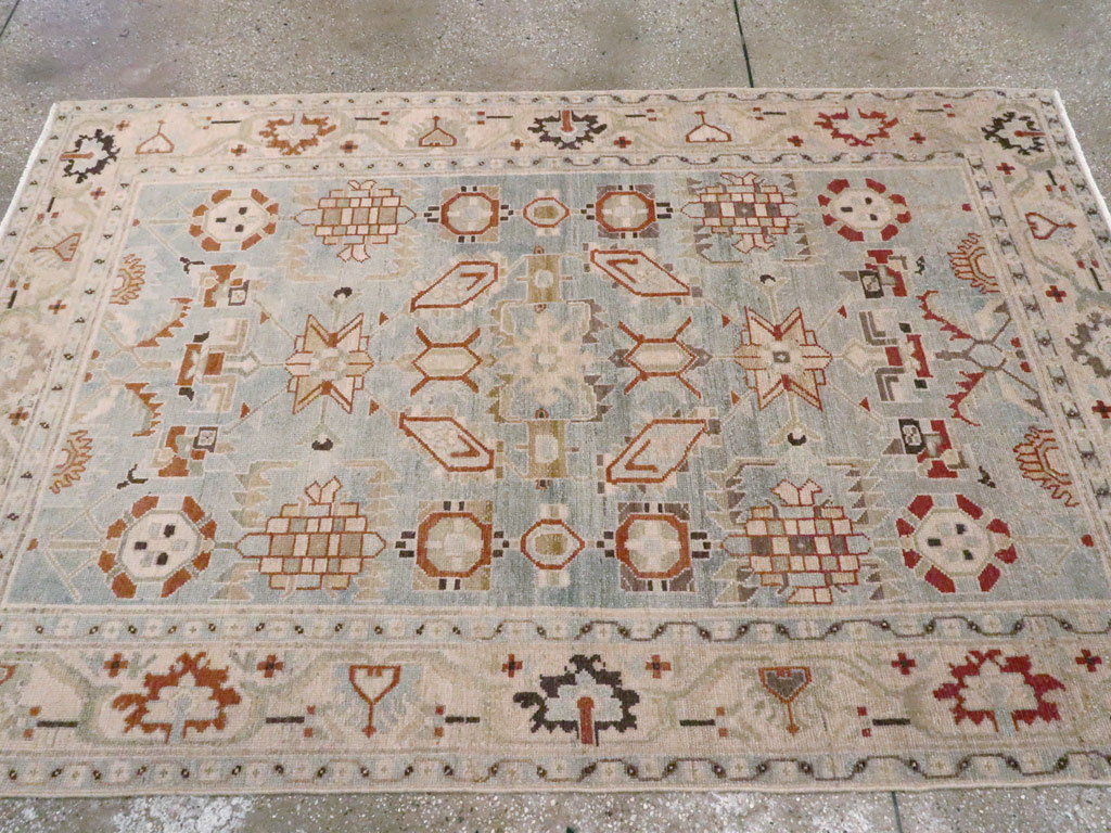 Vintage Persian Malayer Rug, No.26563 - Staging