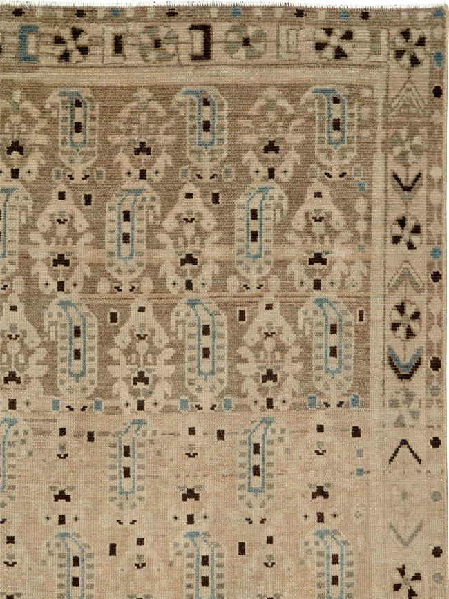 Vintage Persian Malayer Rug, No.26564 - Staging