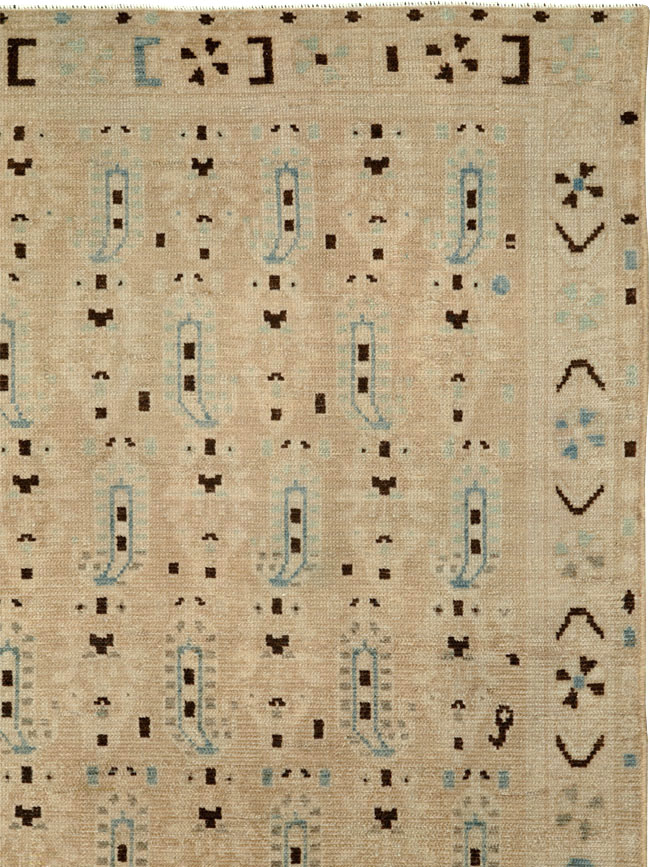 Vintage Persian Malayer Rug, No.26564 - Staging