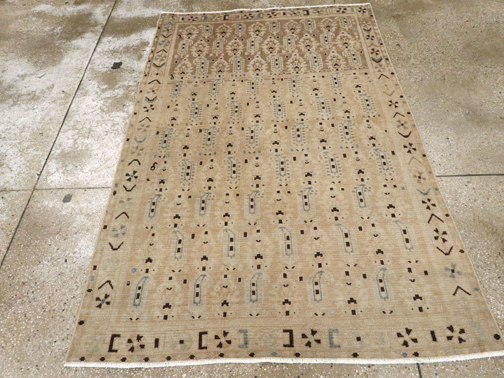 Vintage Persian Malayer Rug, No.26564 - Staging