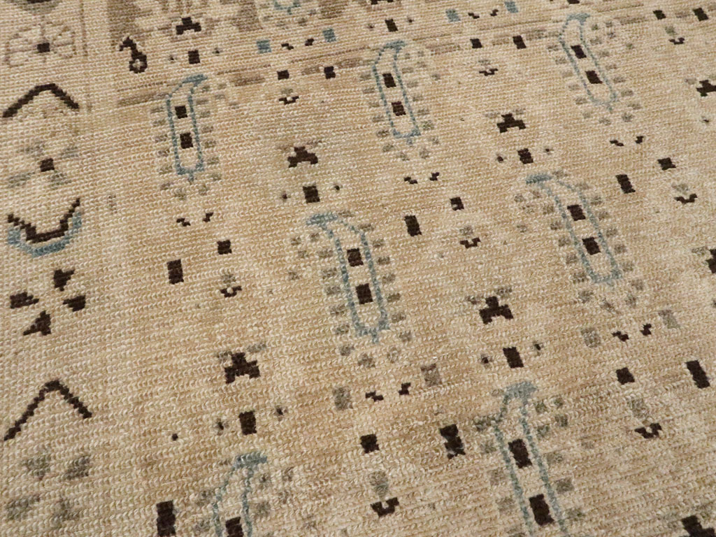 Vintage Persian Malayer Rug, No.26564 - Staging