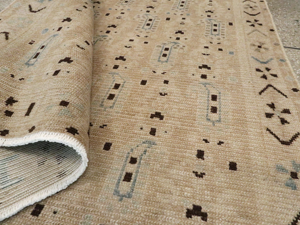 Vintage Persian Malayer Rug, No.26564 - Staging