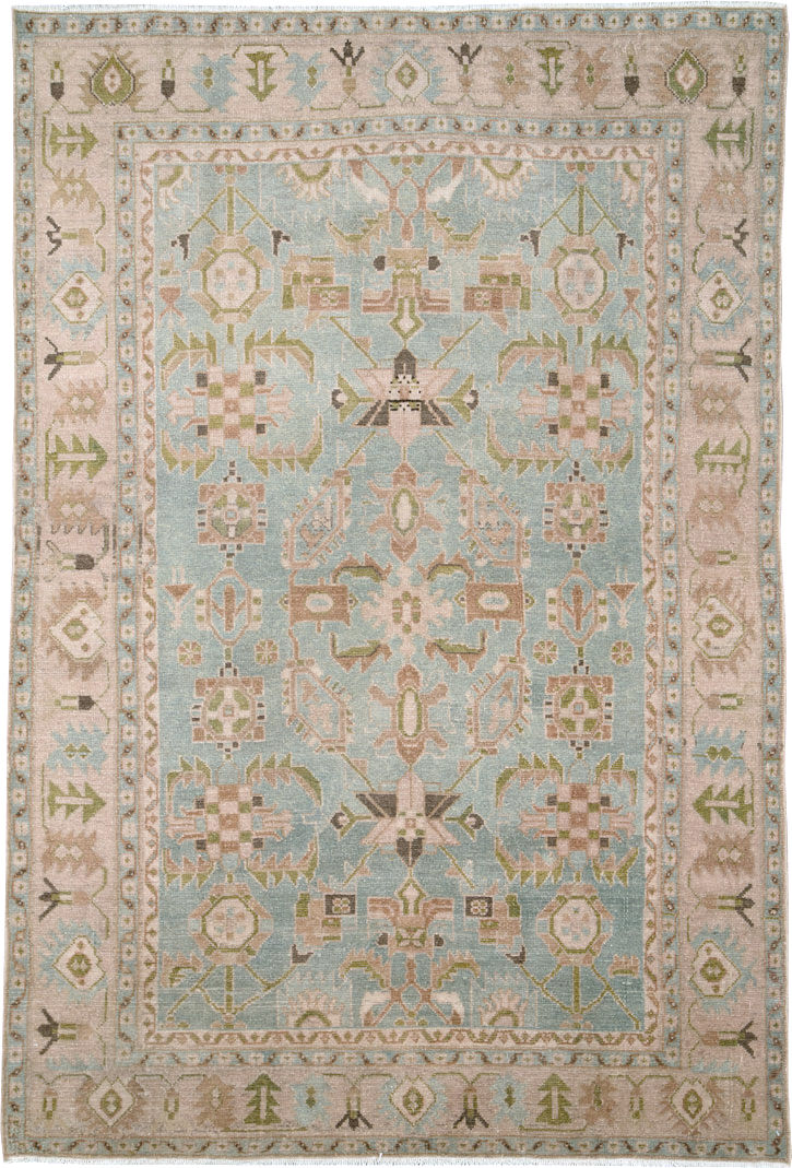 Vintage Persian Malayer Rug, No.26566 - Staging