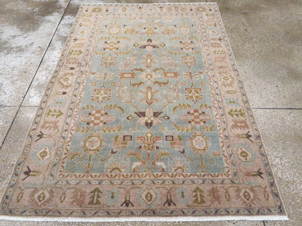 Vintage Persian Malayer Rug, No.26566 - Staging