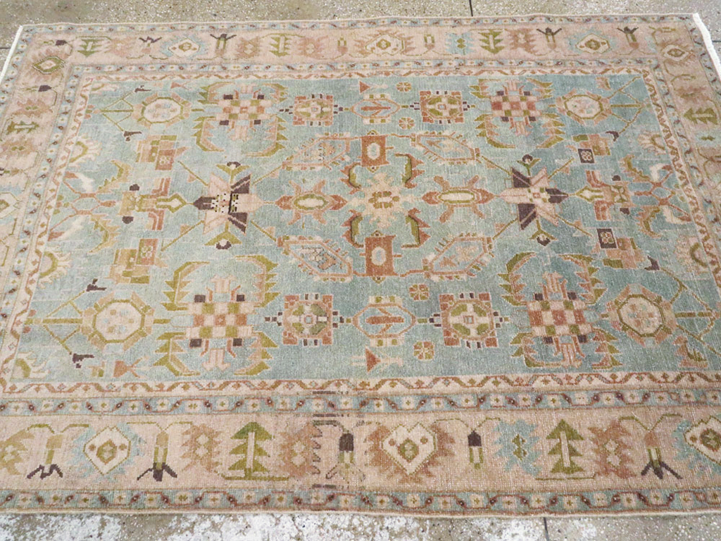 Vintage Persian Malayer Rug, No.26566 - Staging