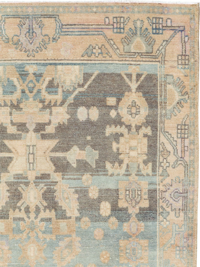 Vintage Persian Malayer Throw Rug, No.26568 - Staging