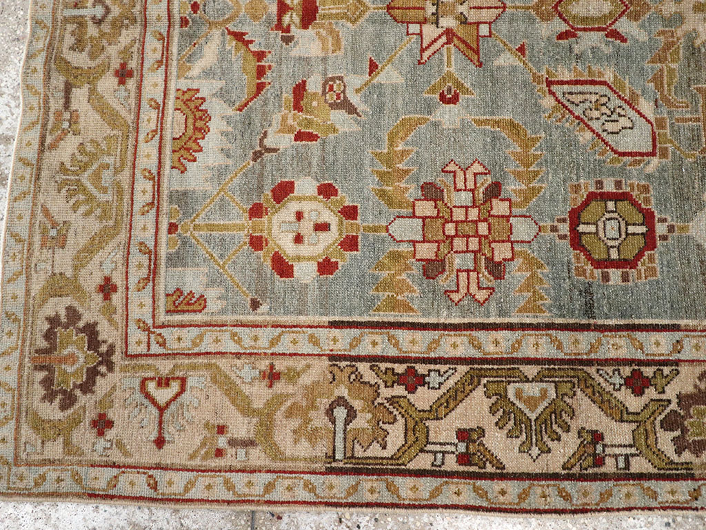 Vintage Persian Malayer Accent Rug, No.26569 - Staging