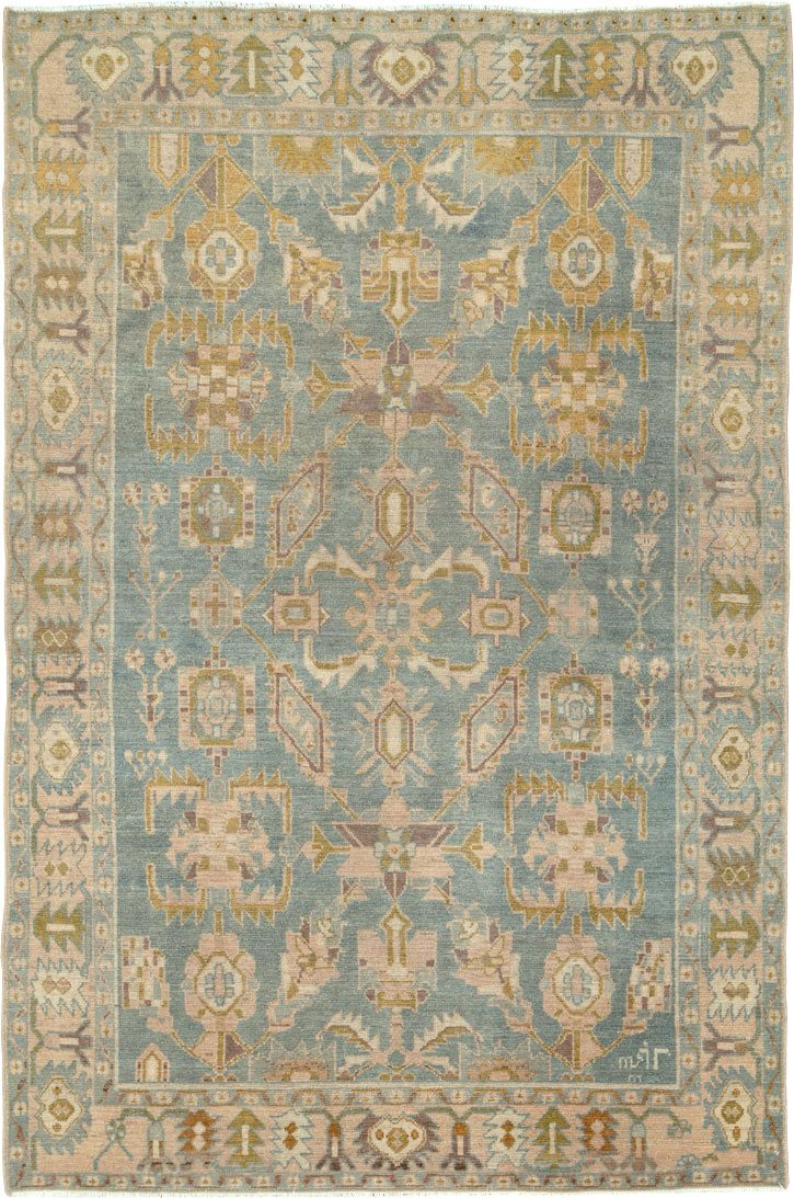Vintage Persian Malayer Rug, No.26571 - Staging