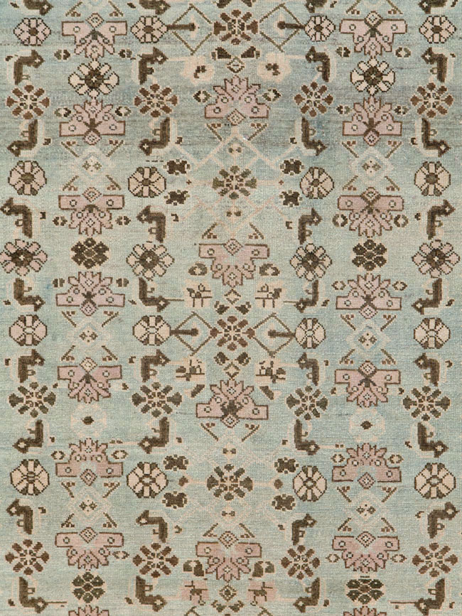 Vintage Persian Malayer Wide Gallery Runner, No.26573 - Staging