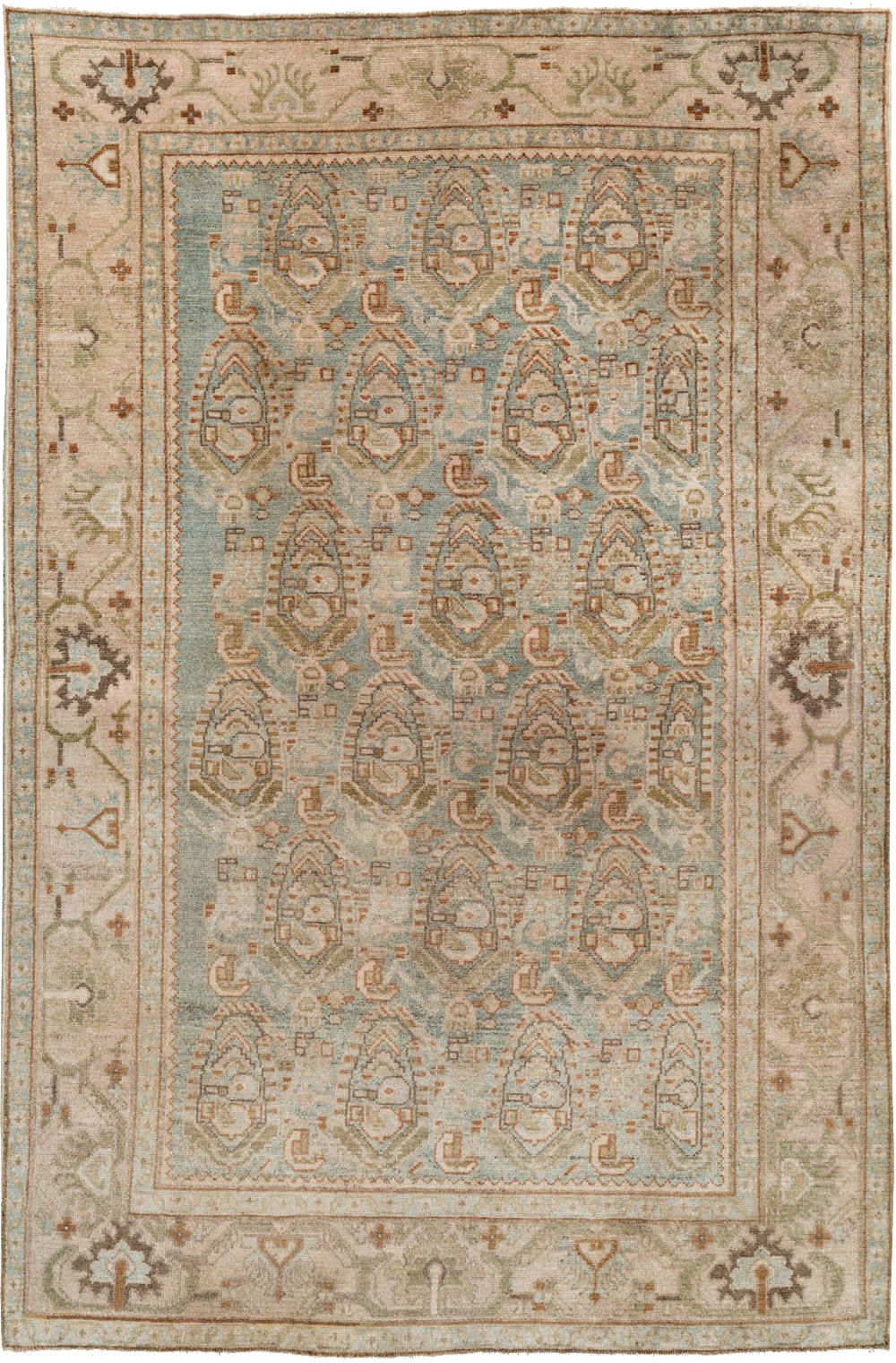 Antique Persian Malayer Rug, No.26574 - Staging