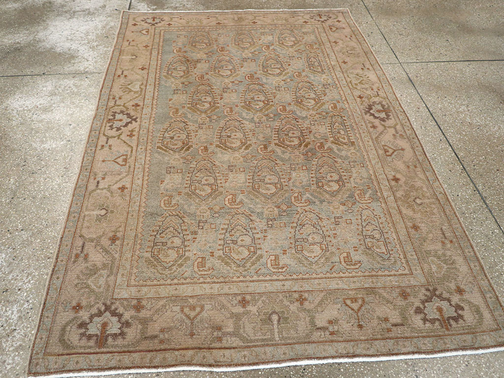 Antique Persian Malayer Rug, No.26574 - Staging