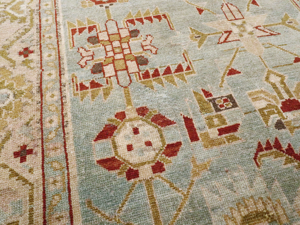 Vintage Persian Malayer Rug, No.26575 - Staging