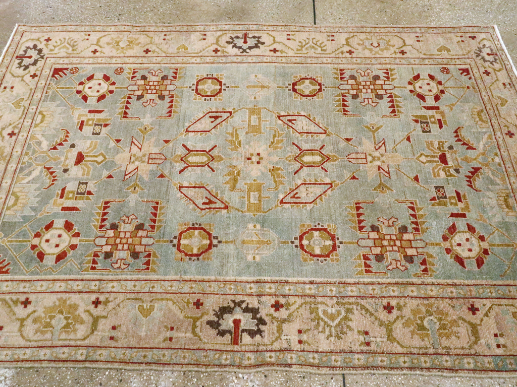 Vintage Persian Malayer Rug, No.26575 - Staging