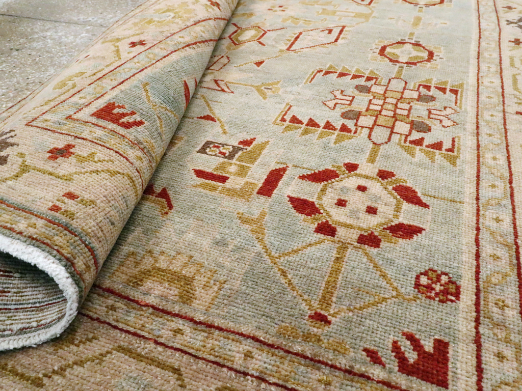 Vintage Persian Malayer Rug, No.26575 - Staging
