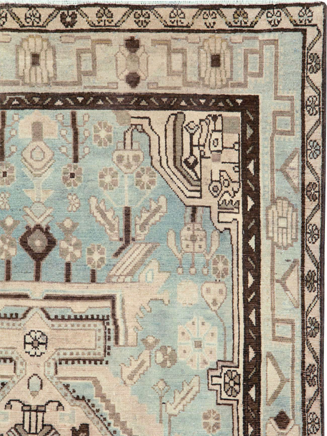 Vintage Persian Malayer Rug, No.26577 - Staging