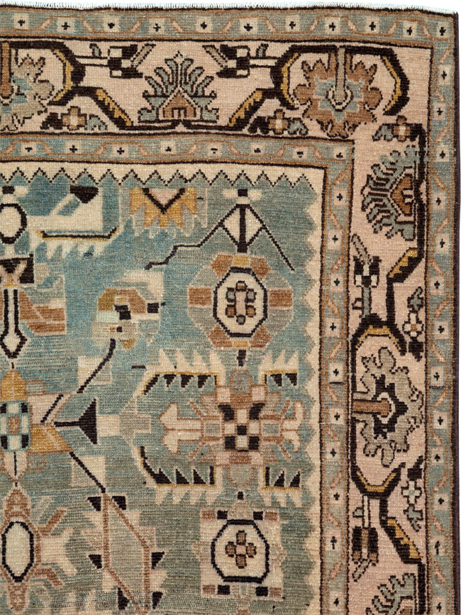 Vintage Persian Malayer Rug, No.26579 - Staging