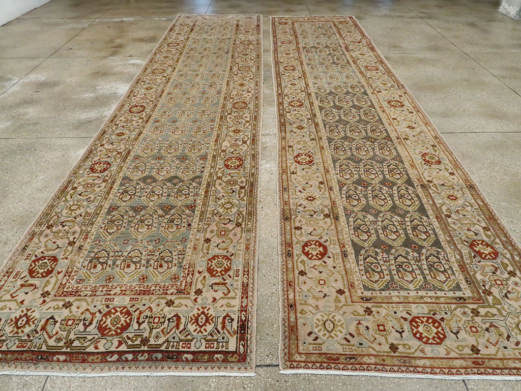Antique Persian Malayer Runner (Pair: 2 of 2), No.26580 - Staging