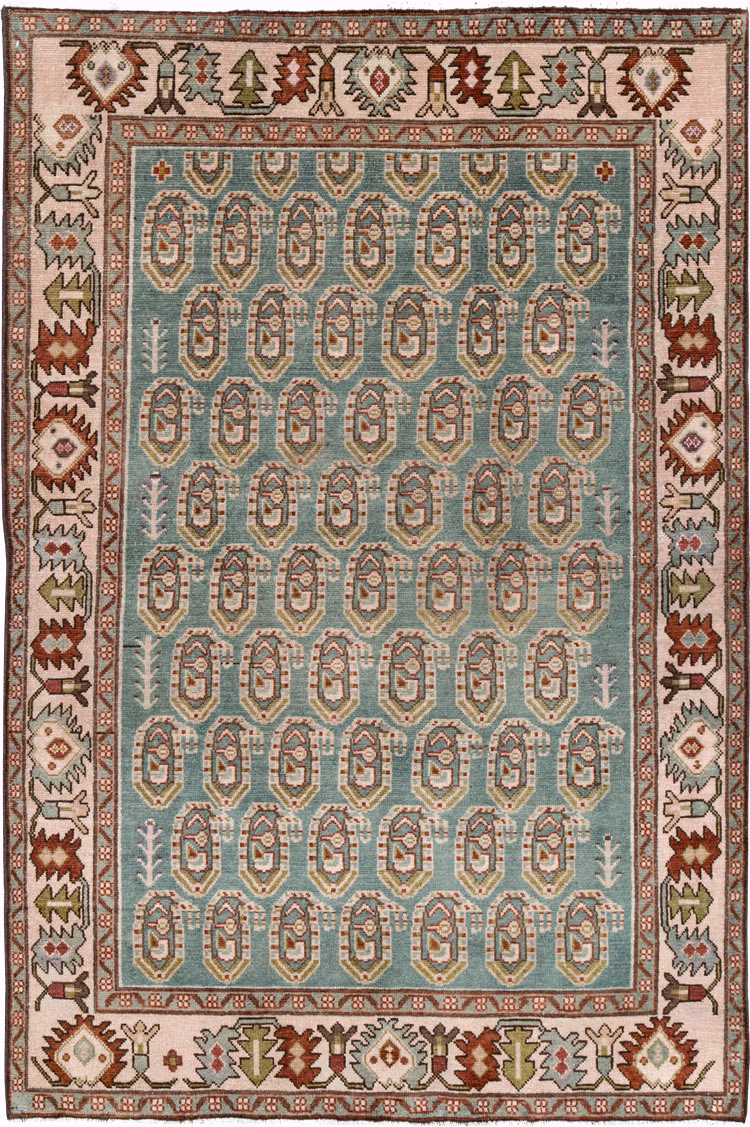 Vintage Persian Malayer Rug, No.26581 - Staging