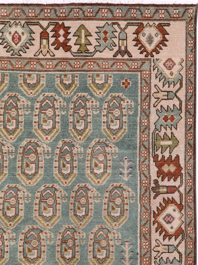 Vintage Persian Malayer Rug, No.26581 - Staging