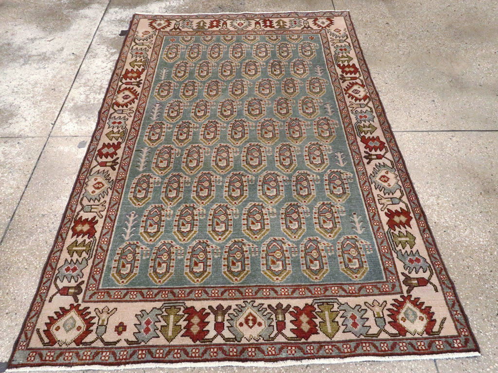 Vintage Persian Malayer Rug, No.26581 - Staging