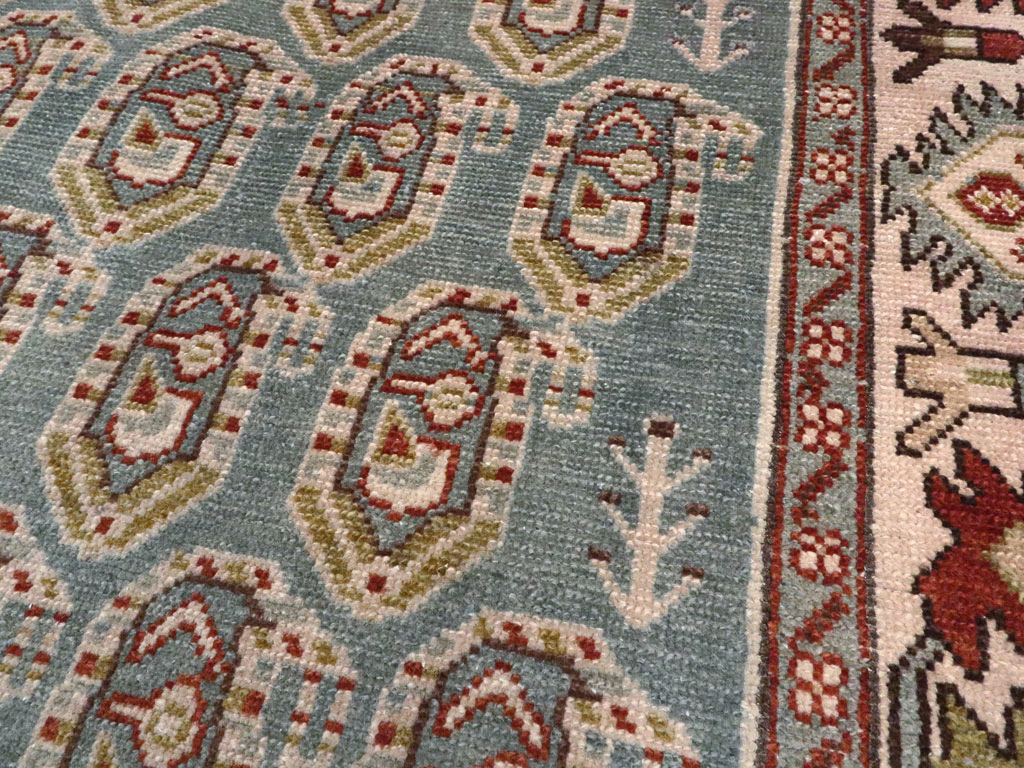 Vintage Persian Malayer Rug, No.26581 - Staging