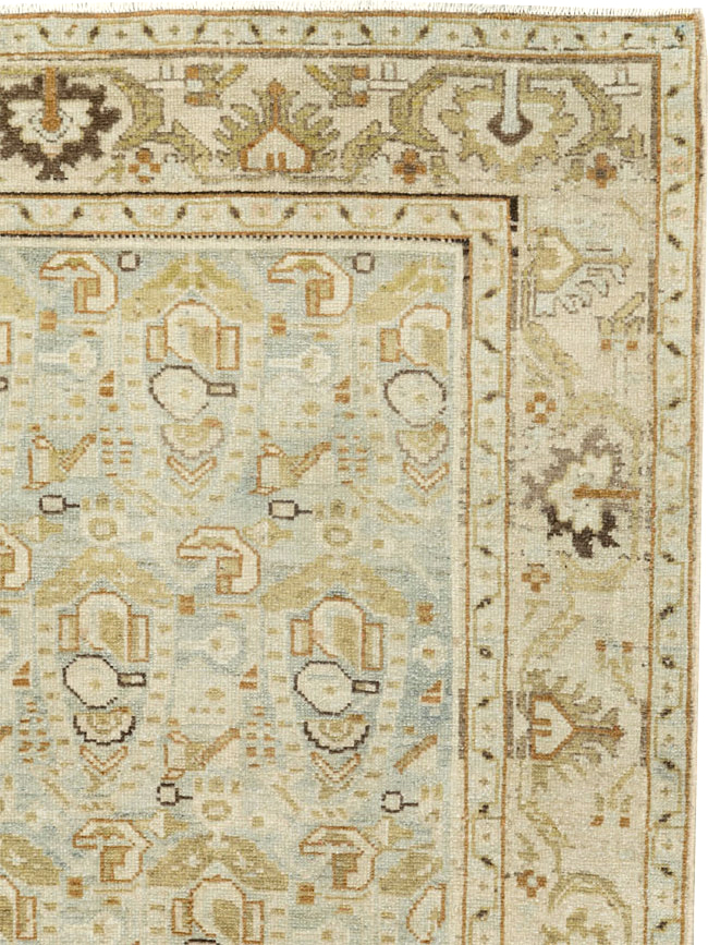 Antique Persian Malayer Rug, No.26582 - Staging