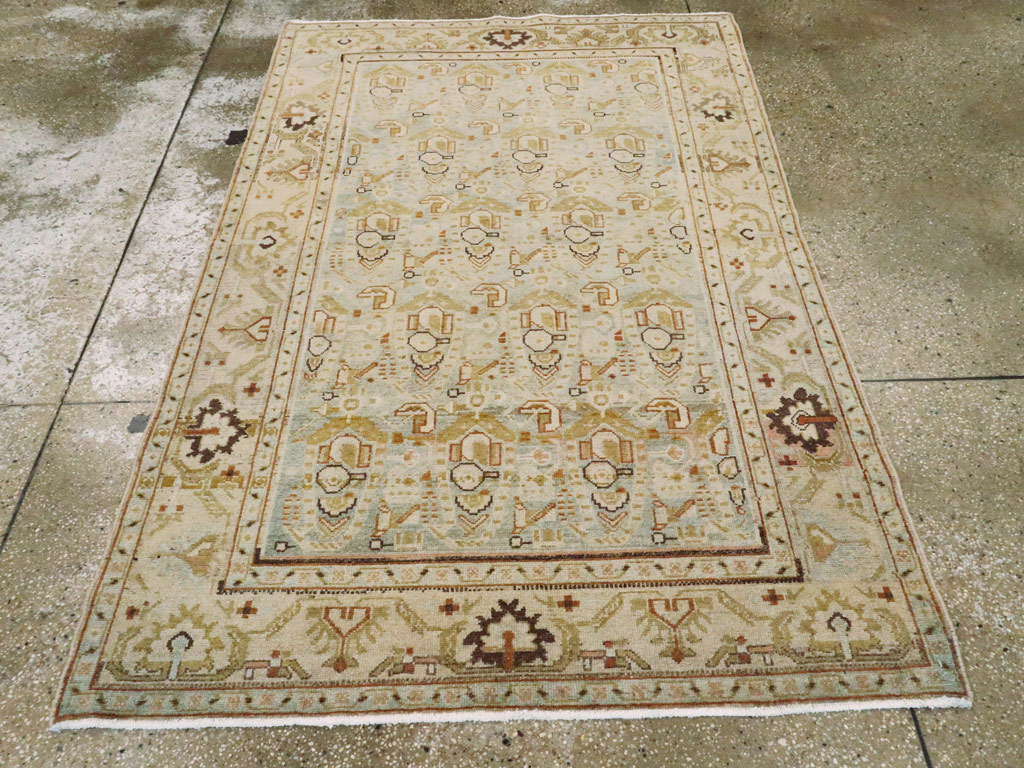 Antique Persian Malayer Rug, No.26582 - Staging