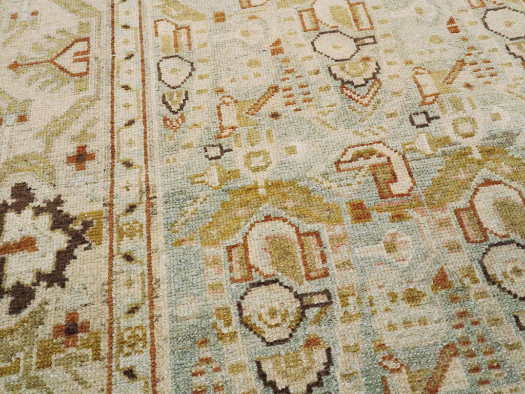 Antique Persian Malayer Rug, No.26582 - Staging