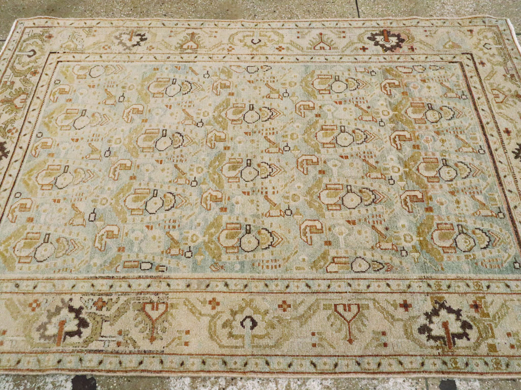 Antique Persian Malayer Rug, No.26582 - Staging