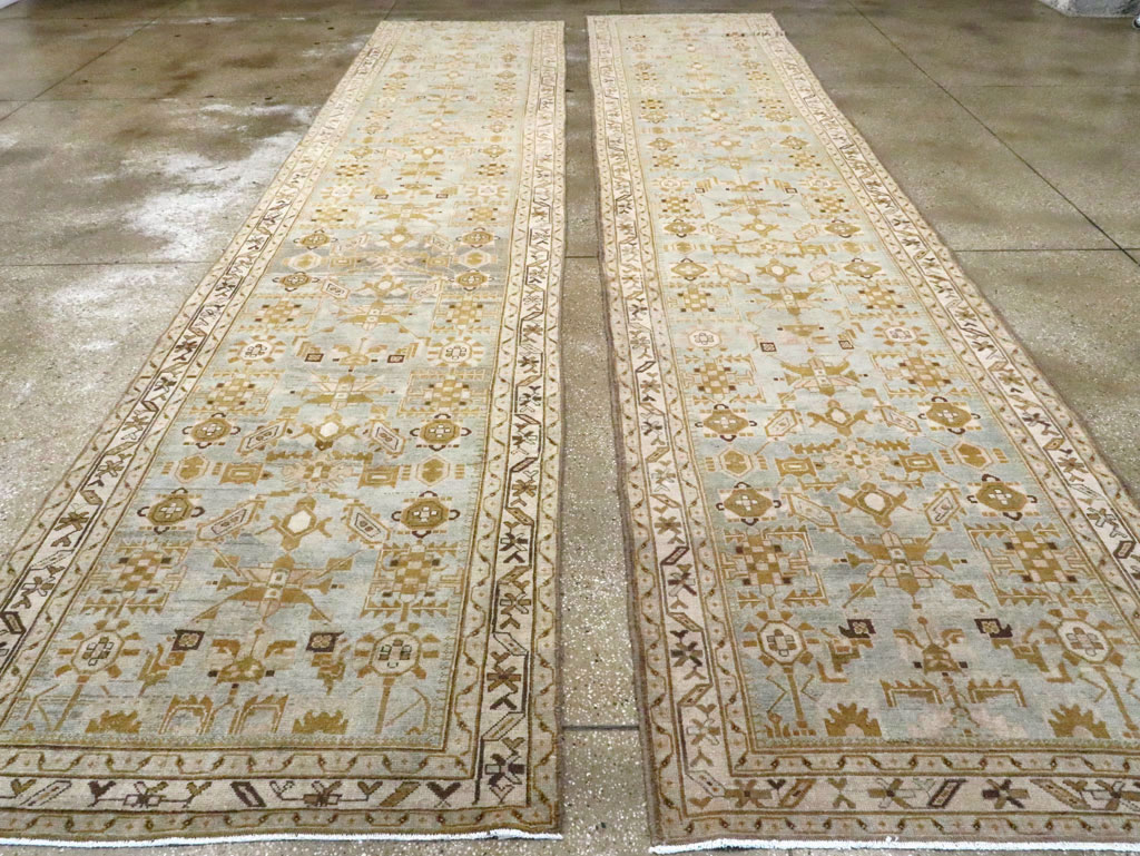 Vintage Persian Malayer Runner (Pair: 1 of 2), No.26587 - Staging