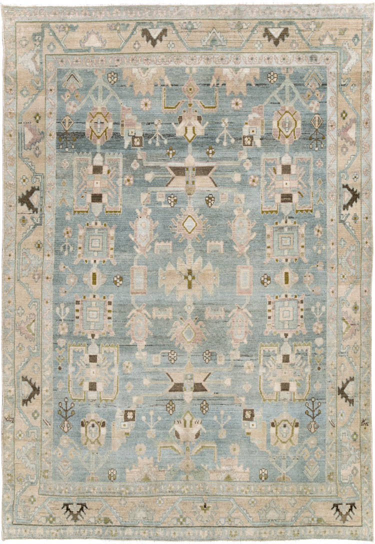 Vintage Persian Malayer Rug, No.26588 - Staging