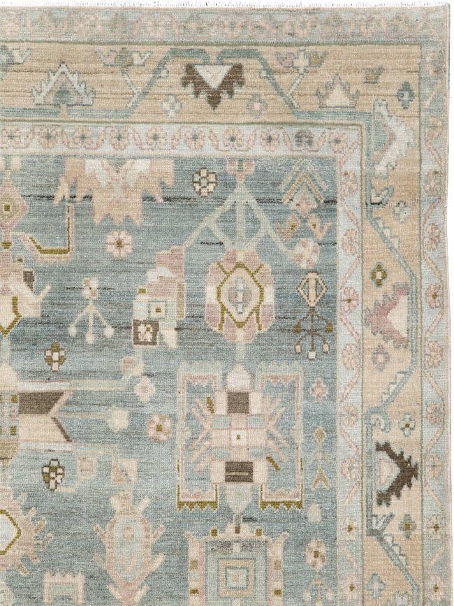 Vintage Persian Malayer Rug, No.26588 - Staging