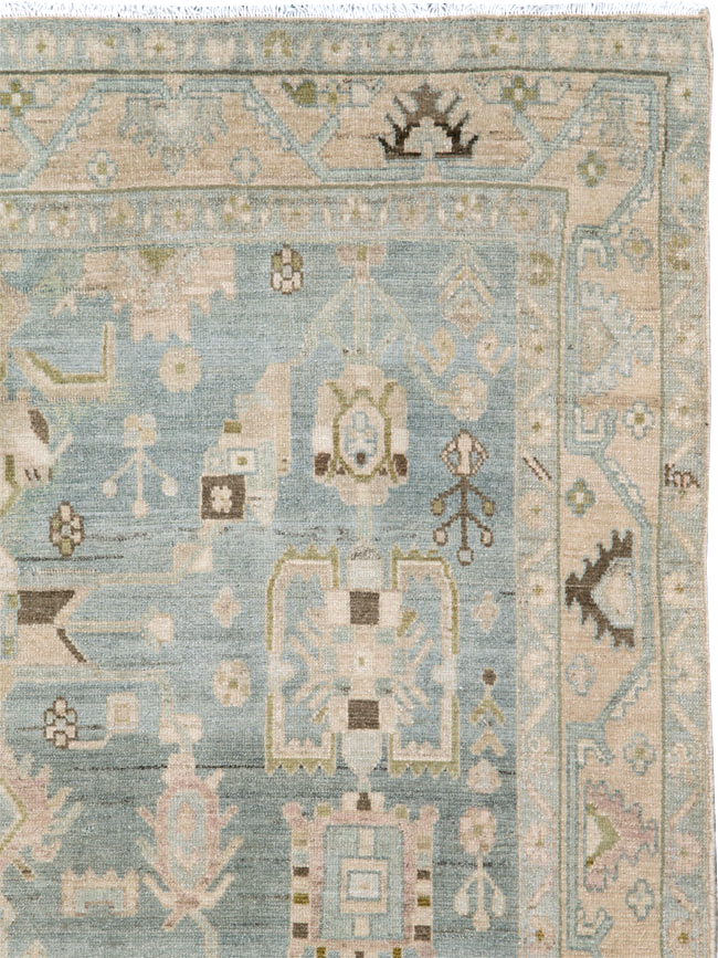 Vintage Persian Malayer Rug, No.26588 - Staging